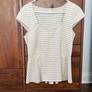 Peplum Anthropologie Top
